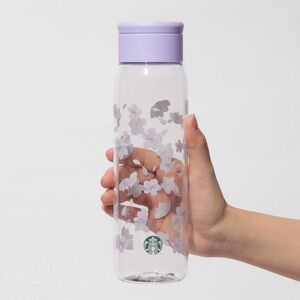 Starbucks 2025 Sakura Cherry Blossom Evening Handle Lid Bottle 710ml